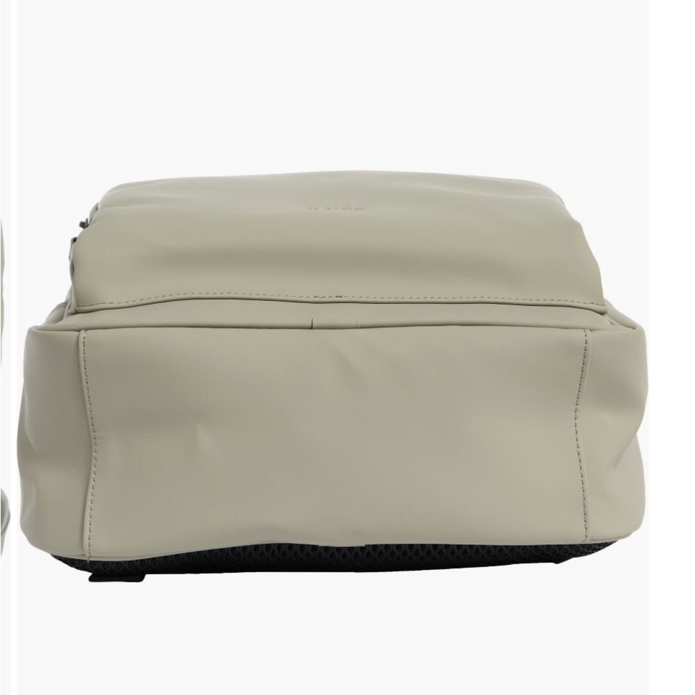 NWT Rains Large Bookday waterproof backpack in drift - Picture 5 of 6